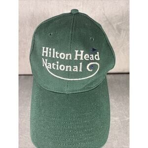 Nike Golf Hilton Head National Golf Course Hat Cap Hunter Green Adjustable‎